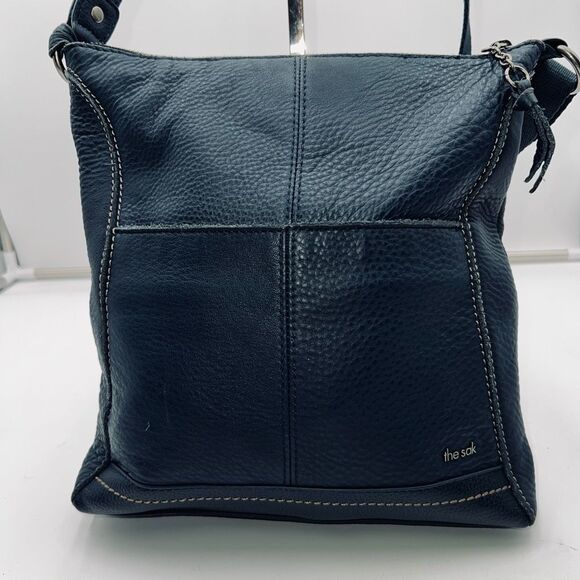 The Sak Vintage Navy Blue Soft Leather Crossbody - Picture 1 of 15